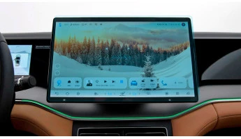 Защитное стекло Pixsel на монитор BYD SONG L DM-I - 13.7“ 2024 -