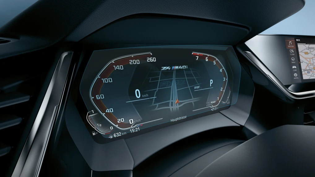 Защитное стекло Pixsel на приборную панель BMW Z4 - 12.6“ 2018 - (G29)