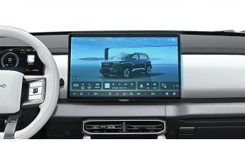 Защитное стекло Pixsel на монитор BYD LEOPARD 3 - 16.2“ 2024 -