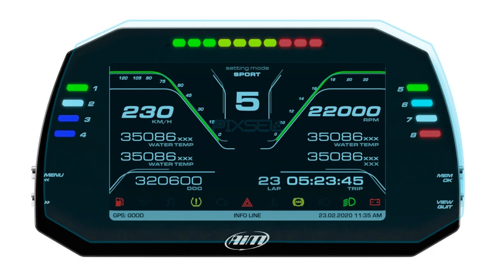 Захисне скло  на монітор AIM MXG 1.3 - 7“