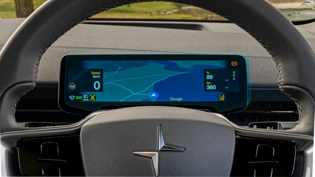 Защитное стекло Pixsel на приборную панель POLESTAR 3 - 10“ 2024 -