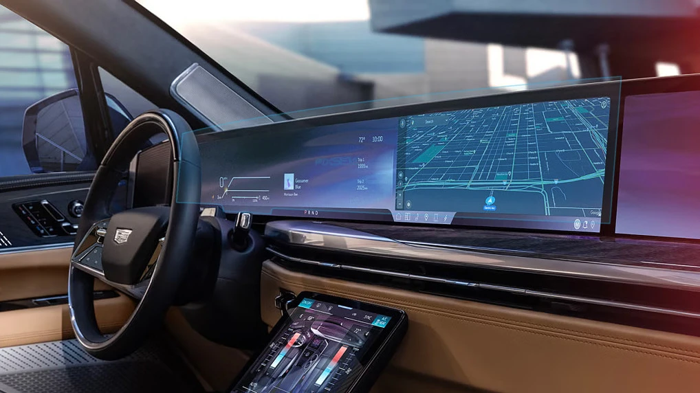 Защитное стекло Pixsel на приборную панель CADILLAC ESCALADE IQ - 36.5“ 2025 -