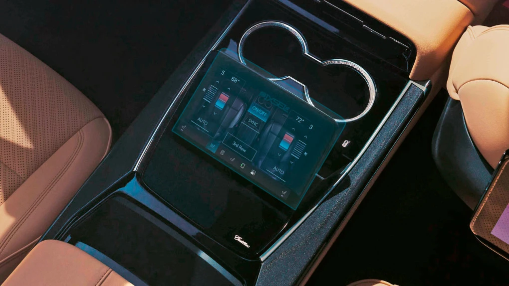 Ochronne szkło Pixsel na panel klimatyzacji tylnej CADILLAC ESCALADE IQ - 9.4“ 2025 -