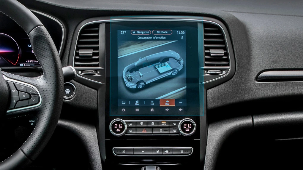 Захисне скло Pixsel на монітор RENAULT MEGANE - 11.6“ 2016 - 2022