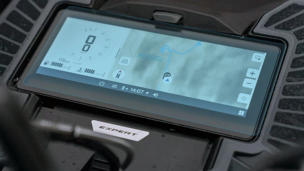 Захисне скло Pixsel для спідометра снігохіда BRP SKI-DOO SUMMIT 2024 + 10.25“