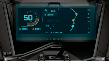 Захисне скло Pixsel для спідометра снігохіда BRP SKI-DOO MXZ 2025 + 10.25“