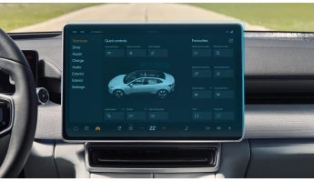 Захисне скло Pixsel на монітор POLESTAR 4 - 16.6“ 2023 -