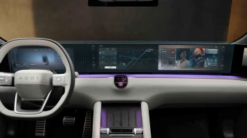 Ochronne szkło Pixsel na szeroki ekran (2 części) AUDI E5 - 43.3“ 2025 -