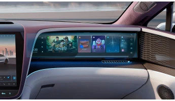 Protective glass Pixsel for passenger monitor YANGWANG U7 - 24.7“ 2025 -