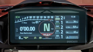 Захисне скло Pixsel на спідометр мотоцикла DUCATI PANIGALE V4 2025 + 8.2“